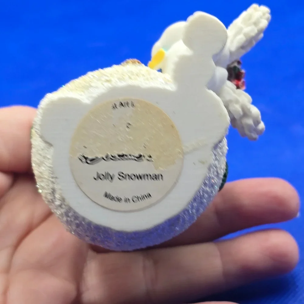 Dreamsicles Angel Express 2004 Ornament & Jolly Snowman Hinged Trinket Box Set